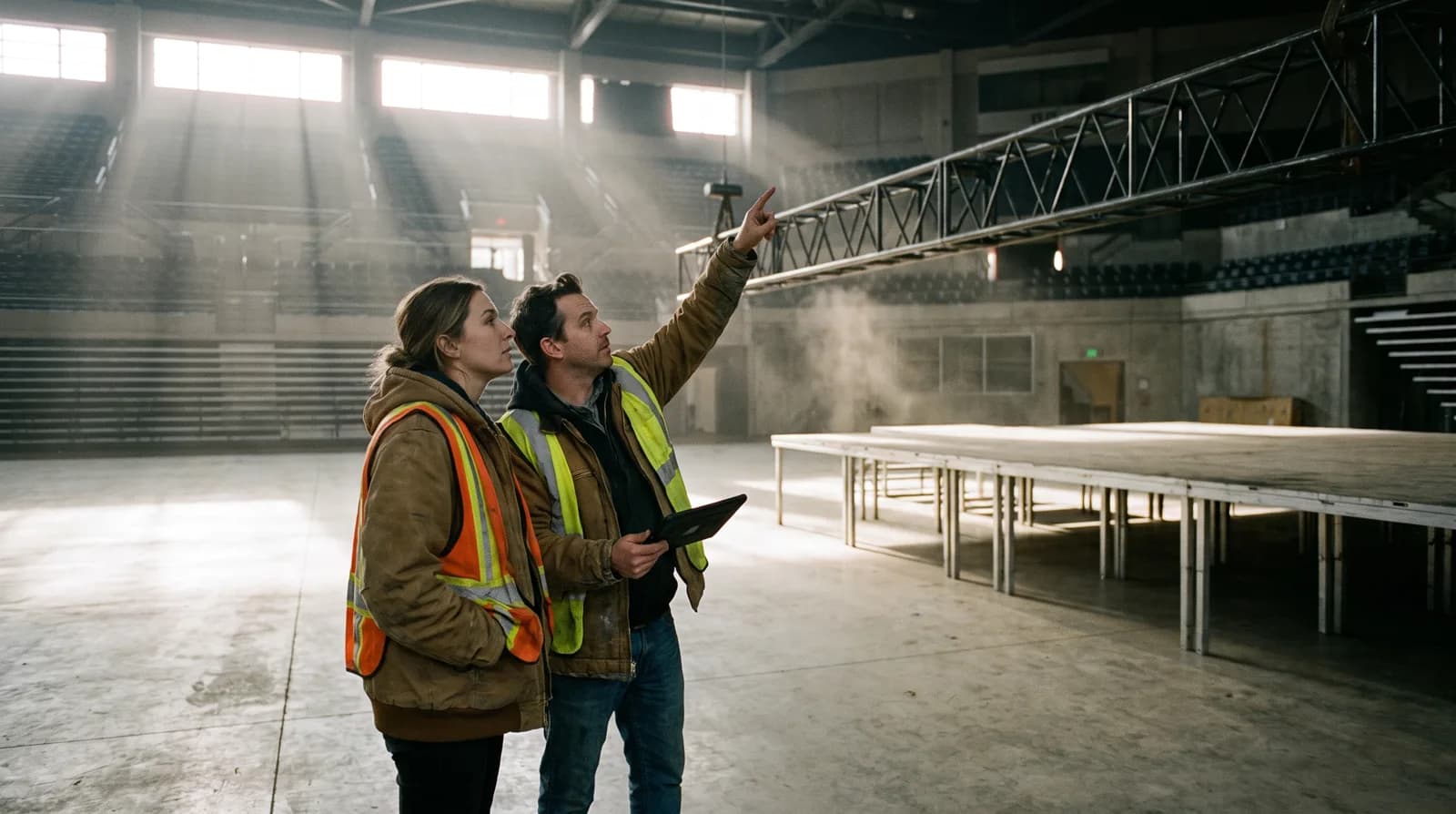 Site Walk — Space Productions LA process